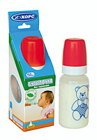 Бутылка для детского питания 150 мл. с силиконовой соской (Россия)